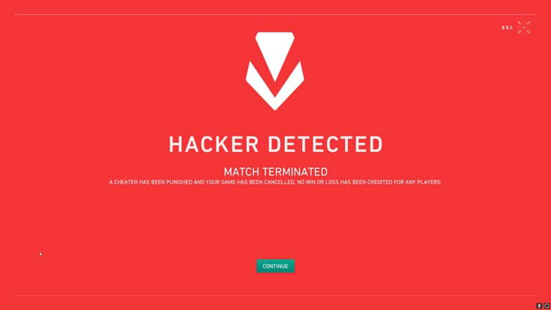 hacker detected