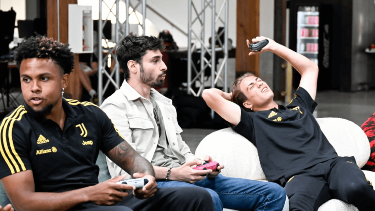 juventus players and faze clan influencers chilling together title