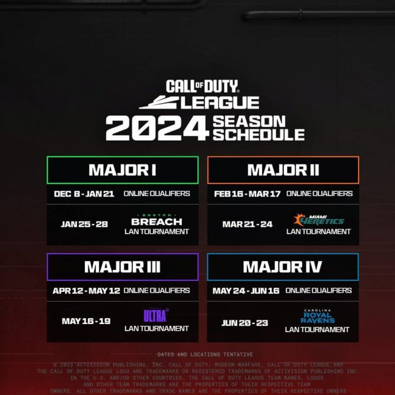 CDL 2024 Schedule The Battle Grounds Are Set for the Call of Duty