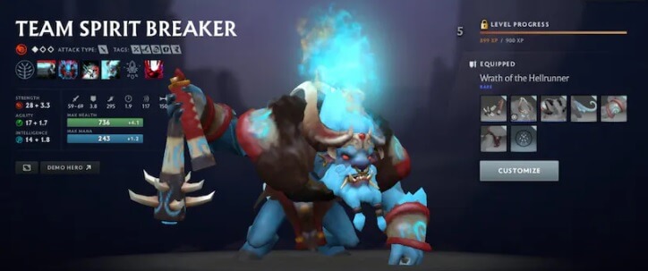 team spirit breaker