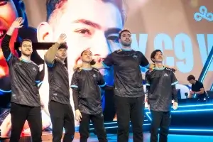 Cloud9 lineup on stage
