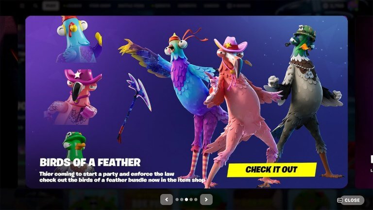 the birds of a feather fortnite