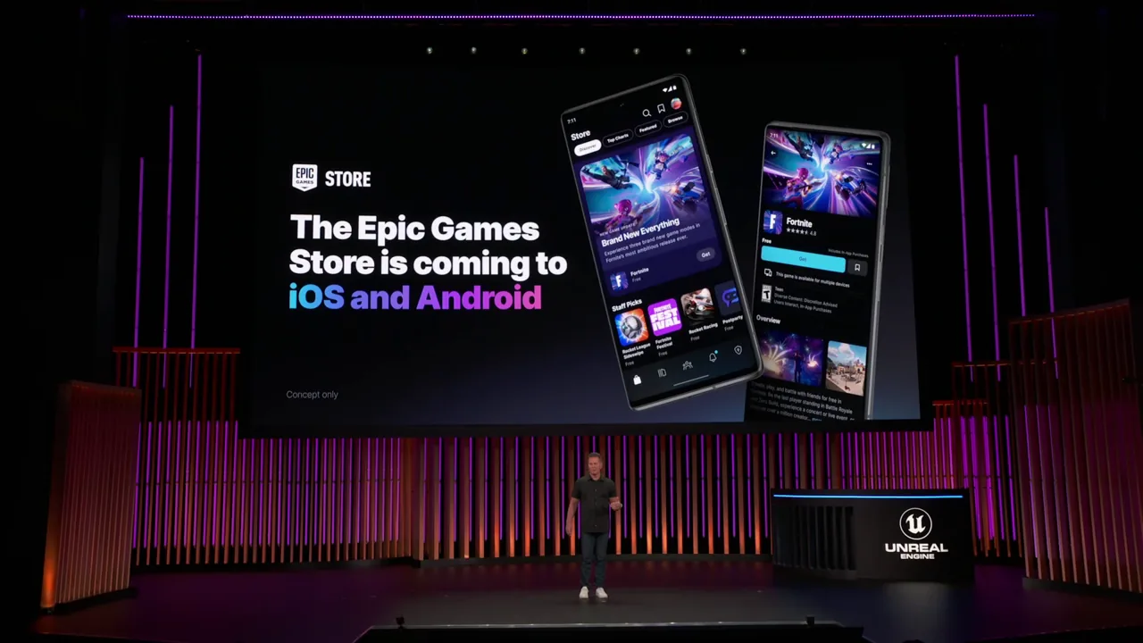 Epic Games Unveils Its Own Store on Android and iOS