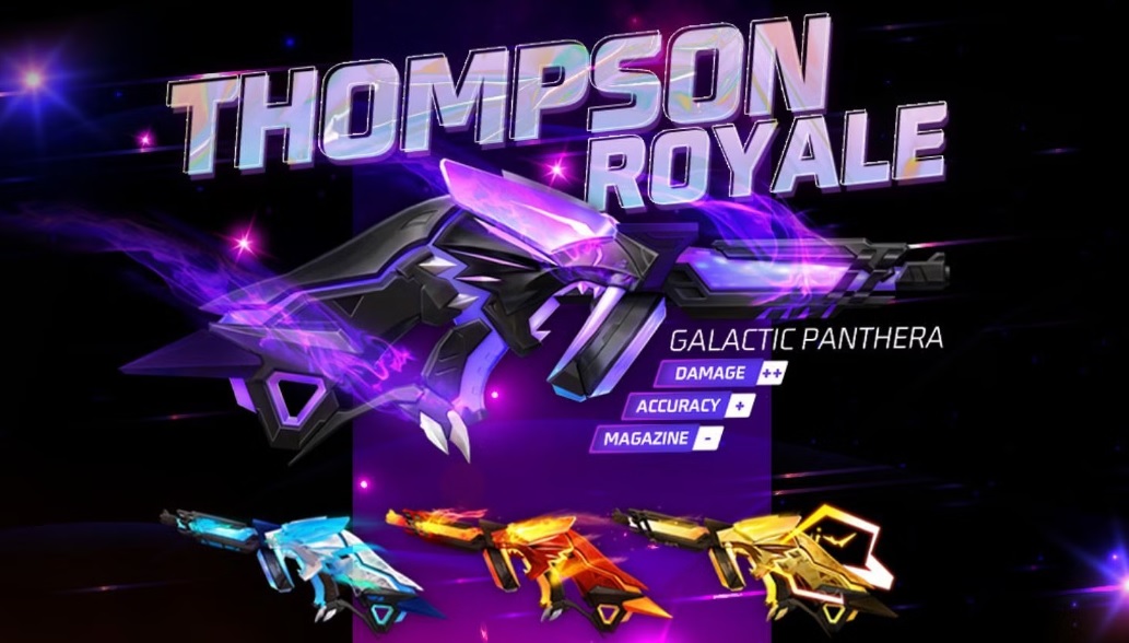 Unveiling the Free Fire Thompson Royale Event: Obtain the Panthera Galactica and More!
