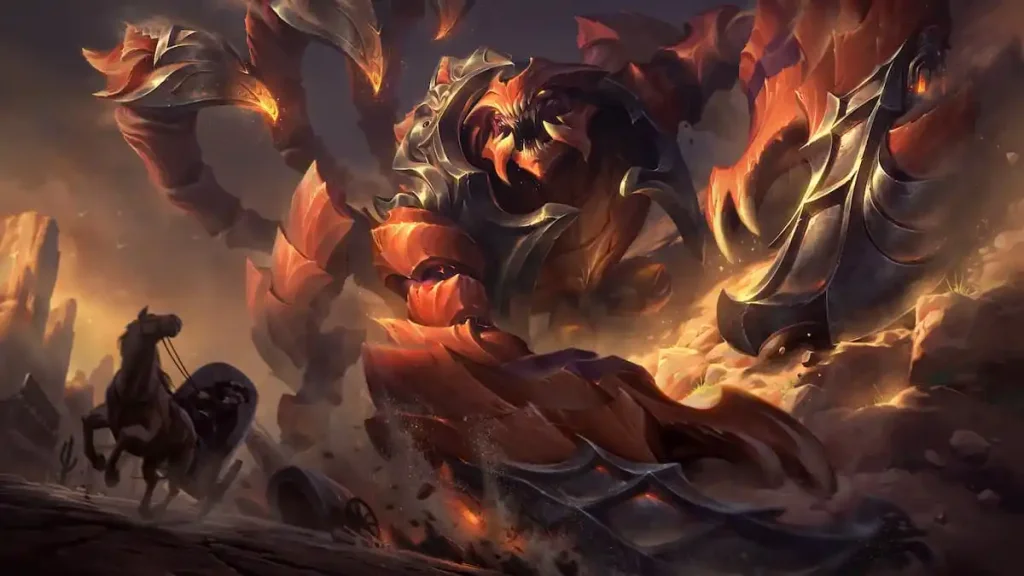 Sandscourge Skarner Splash Art 2