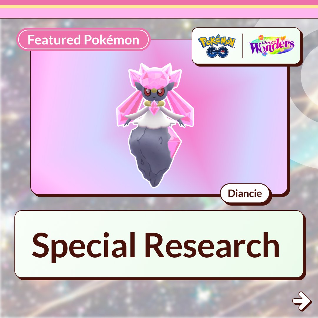 diancie pokemon go research tasks