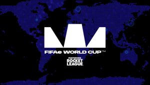FIFAe World Cup featuring Rocket League logo 968x544