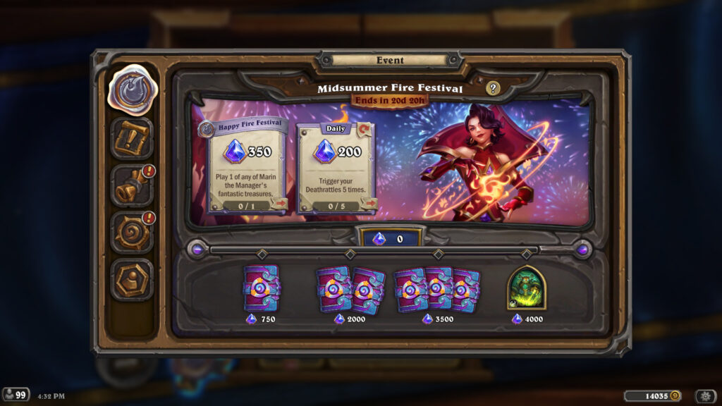 Hearthstone: The Midsummer Fire Festival 2024 arrives with Free Card Packs and Hero Skins