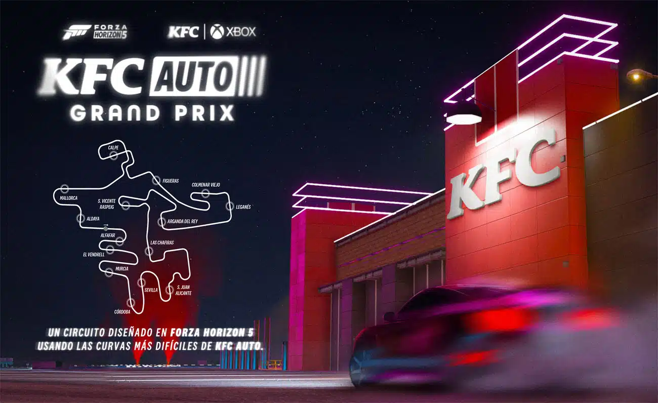 KFC and Xbox Launch Exclusive Forza Horizon 5 Circuit Featuring Extreme Curves