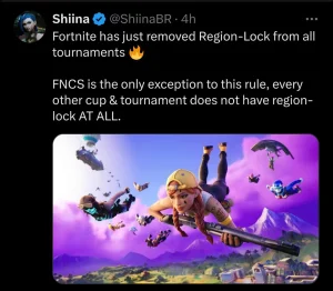 fortnite has removed region lock from all tournaments v0 ls9chemo187d1