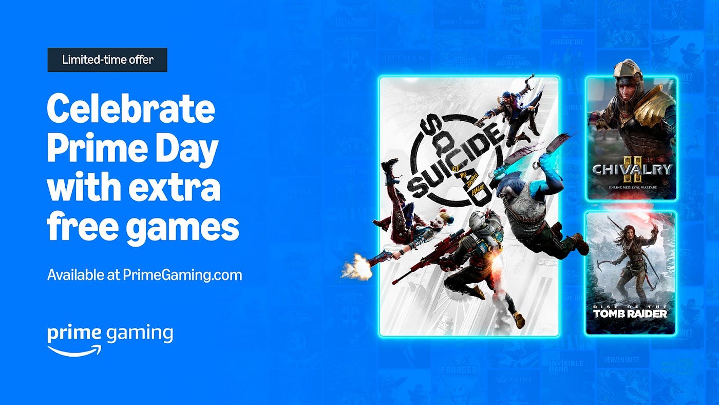 Prime Day 2024: Get Suicide Squad, Chivalry 2, and Rise of the Tomb Raider for Free on Epic Games