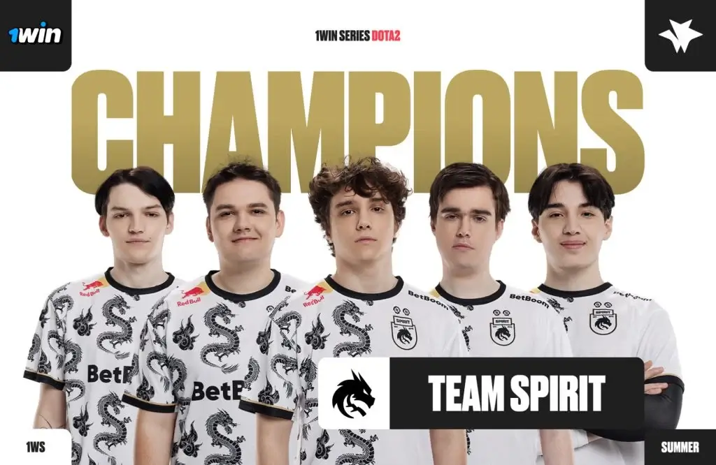 Team Spirit Triumphs Over Gaimin Gladiators to Win 1win Series Dota 2 Summer Championship