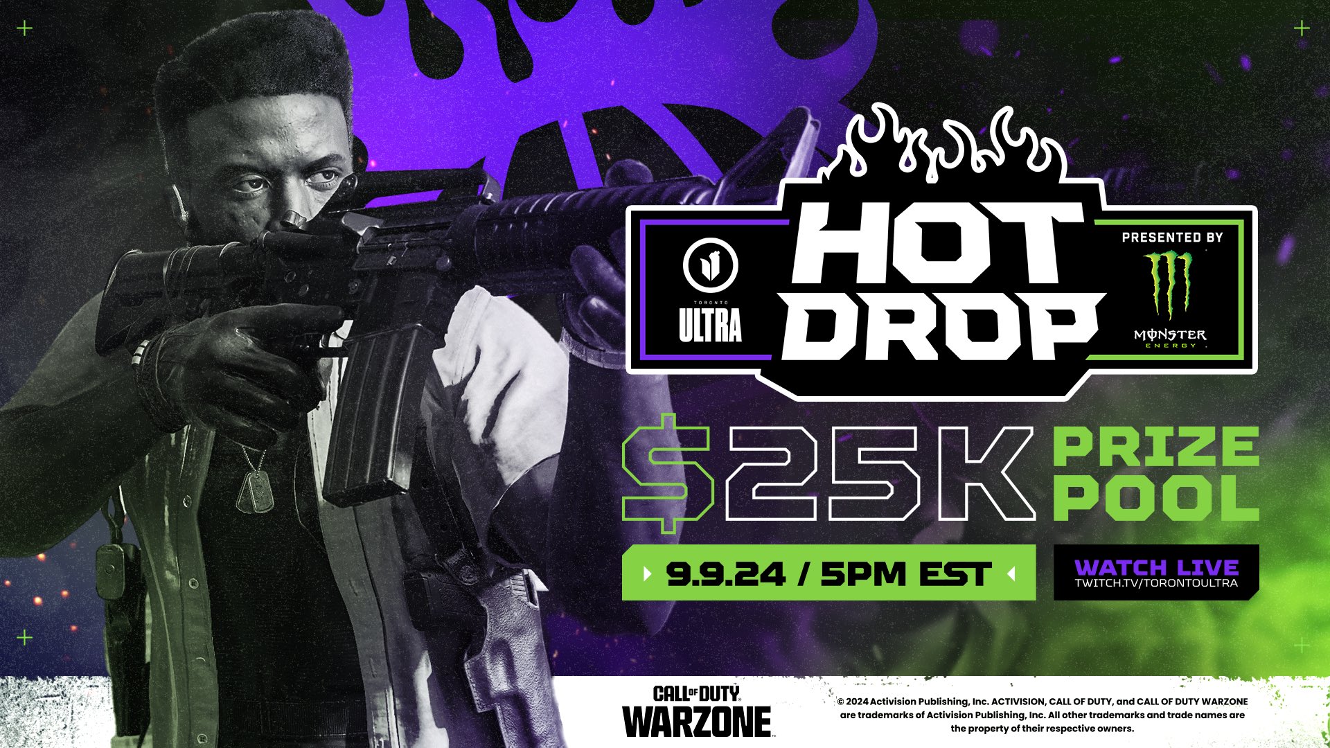 Hot Drop: Toronto Ultra and Monster Energy Unveil New Warzone Tournament