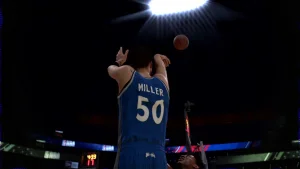 Miller shooting in NBA 2K25