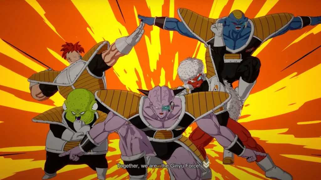 Dragon Ball Sparking Zero: Top Ginyu Force Members Ranked