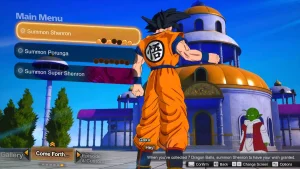 dragon ball sparking zero dragon balls menu