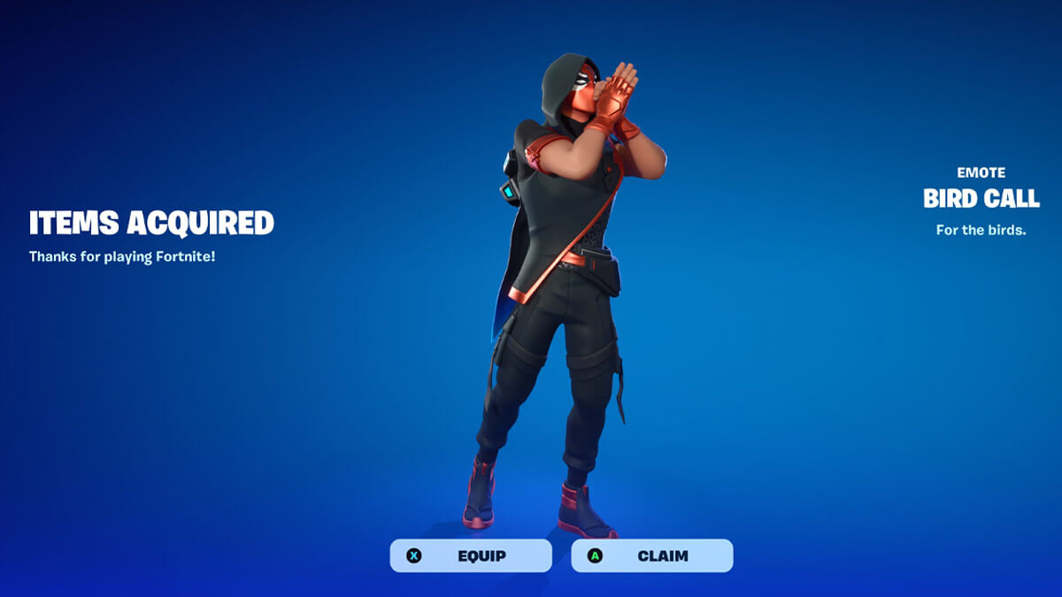 Fortnite: How to Get the Birdsong Emote for Free