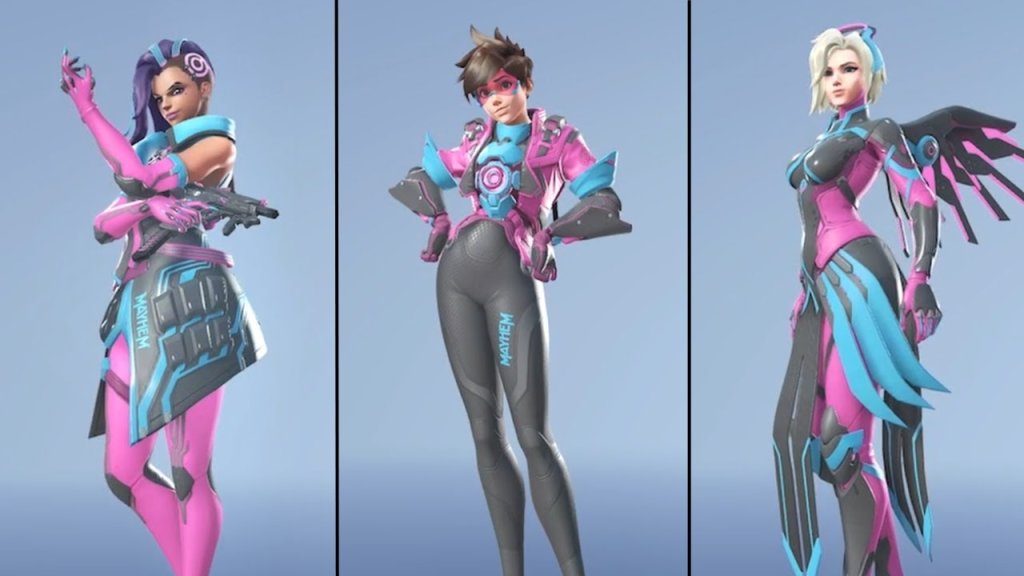 Overwatch 2 Neon Streets Bundle Celebrates Florida Mayhem with Mei, Tracer, and Junkrat Skins