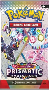 pokemon tcg scarlet violet prismatic evolutions booster wrap espeon and umbreon high