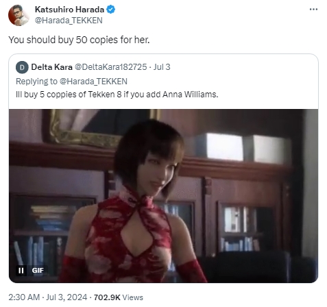 ANna Tekken 8 DEV reply