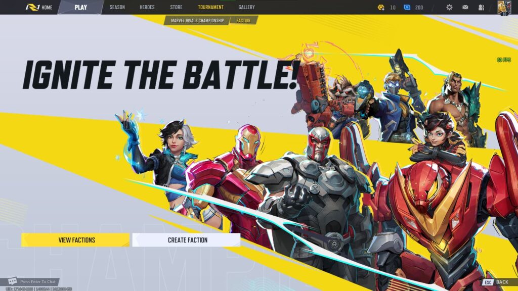 Faction screen Marvel Rivals 1024x576