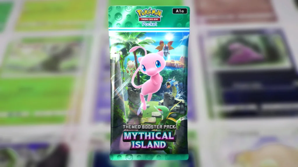 Pokemon TCG Pocket Mythical Island Card List header