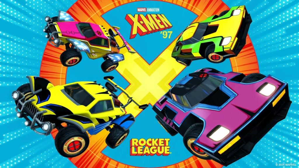 Rocket League X Men 97 1024x576