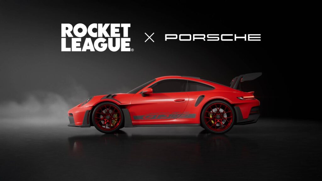 RocketLeague Porsche911 poster 1024x576