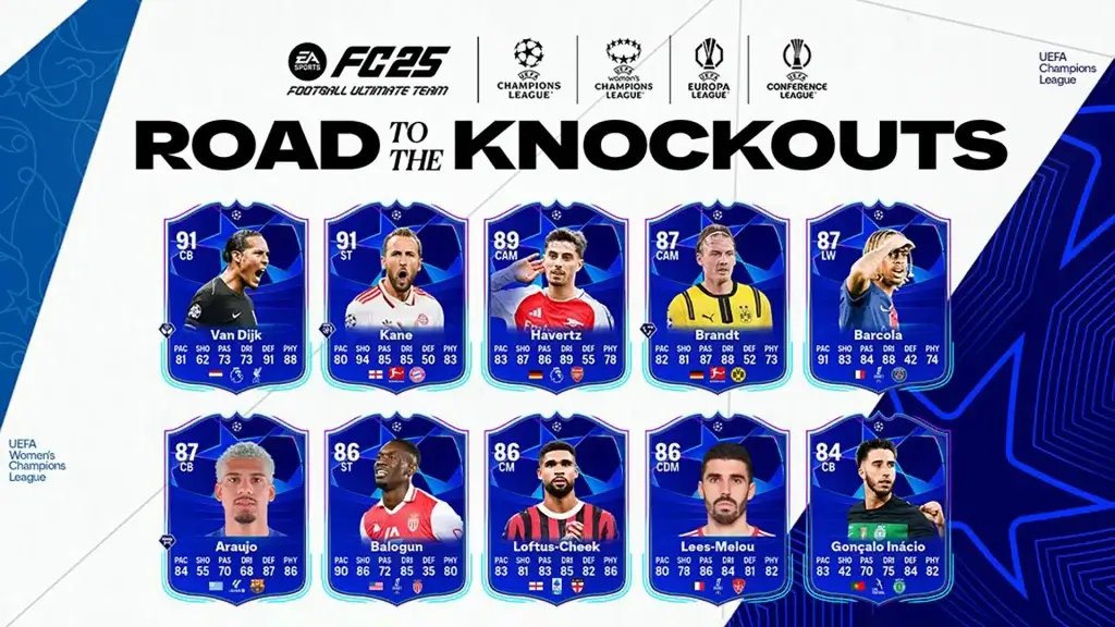 EA FC 25 Road to the Knockouts (RTTK) Tracker: All Players and Upgrades