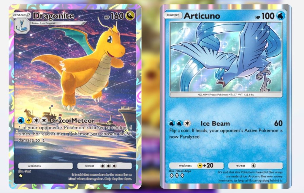 pokemon tcg pocket best decks dragonite articuno