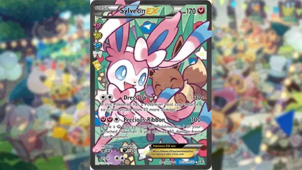 Pokemon Sylveon Trading Card