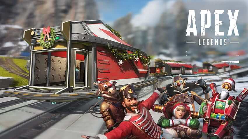 desktop wallpaper mirage town takeover location revealed for apex legends christmas event apex legends christmas