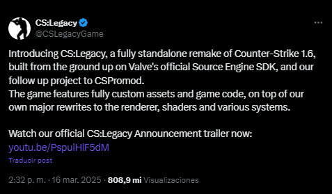 Counter Strike 1.6 Remake CS Legacy