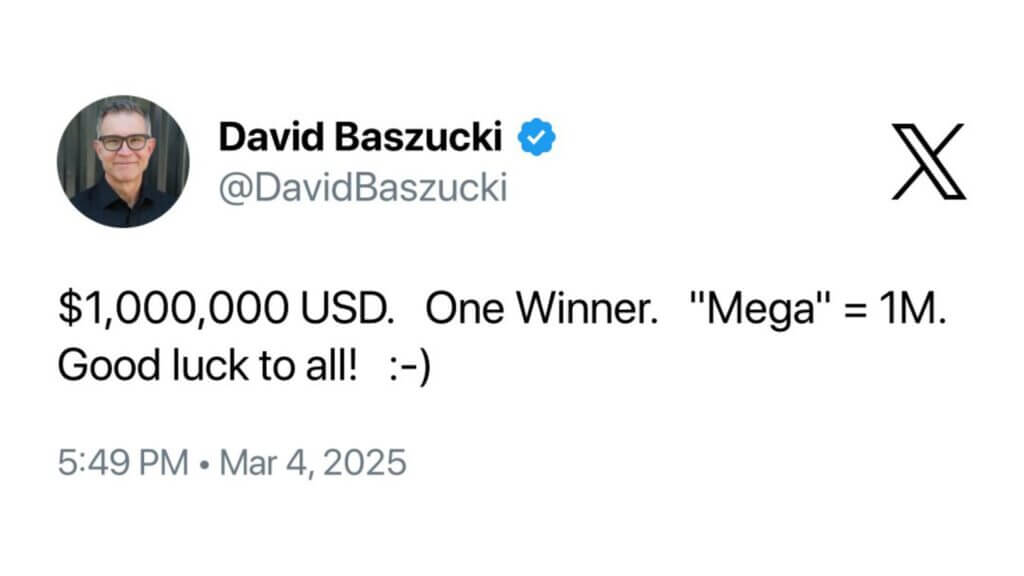 David Baszucki post about The Hunt on X 1024x576