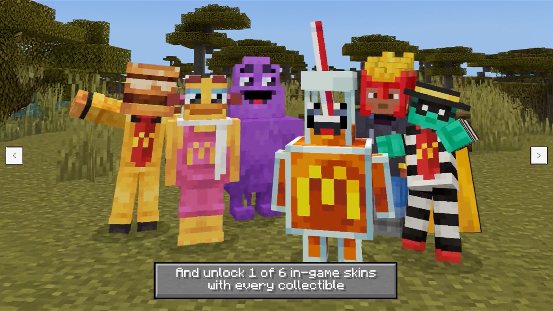 Minecraft Teams Up with McDonald’s for an Exclusive Collaboration