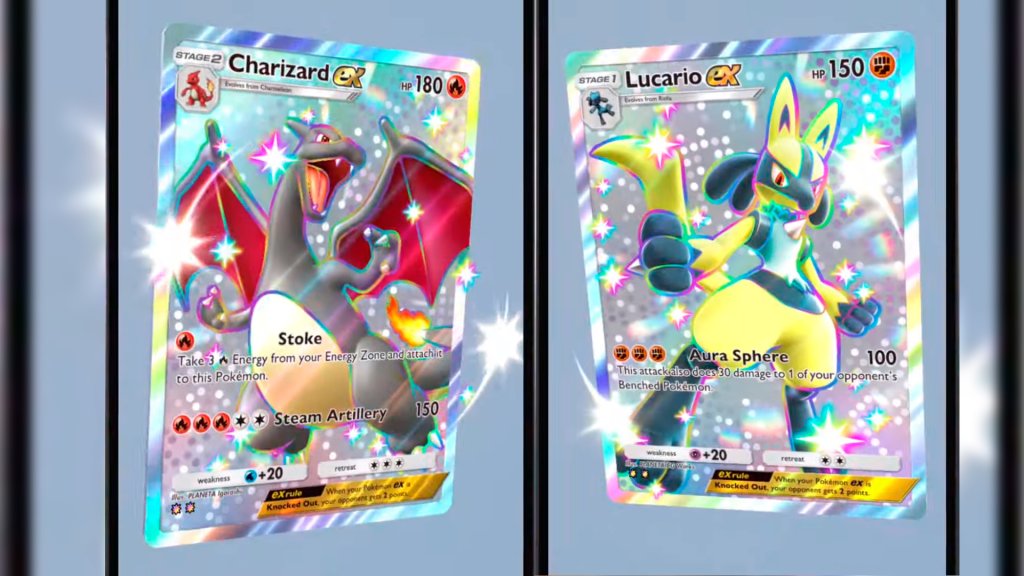 Pokémon TCG Pocket Charizard Lucario Shiny